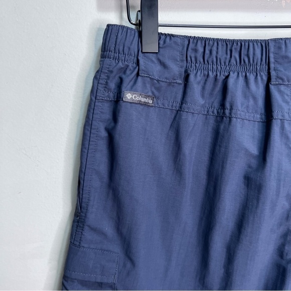 Columbia Gray/Blue Nylon Shorts Size Medium - Picture 4 of 8